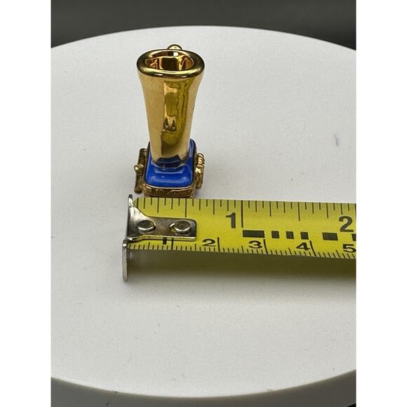 Limoges Peint Main Porcelain Trinket Box Hunting Horn Tiny Fox Signed Limit Ed. - Picture 11 of 11